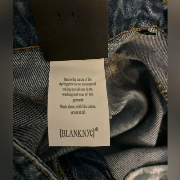 NWT Blank‎ NYC Womens The Baxter Ribcage Straight Leg Jeans 29 Inseam Approx 27” - Picture 11 of 13